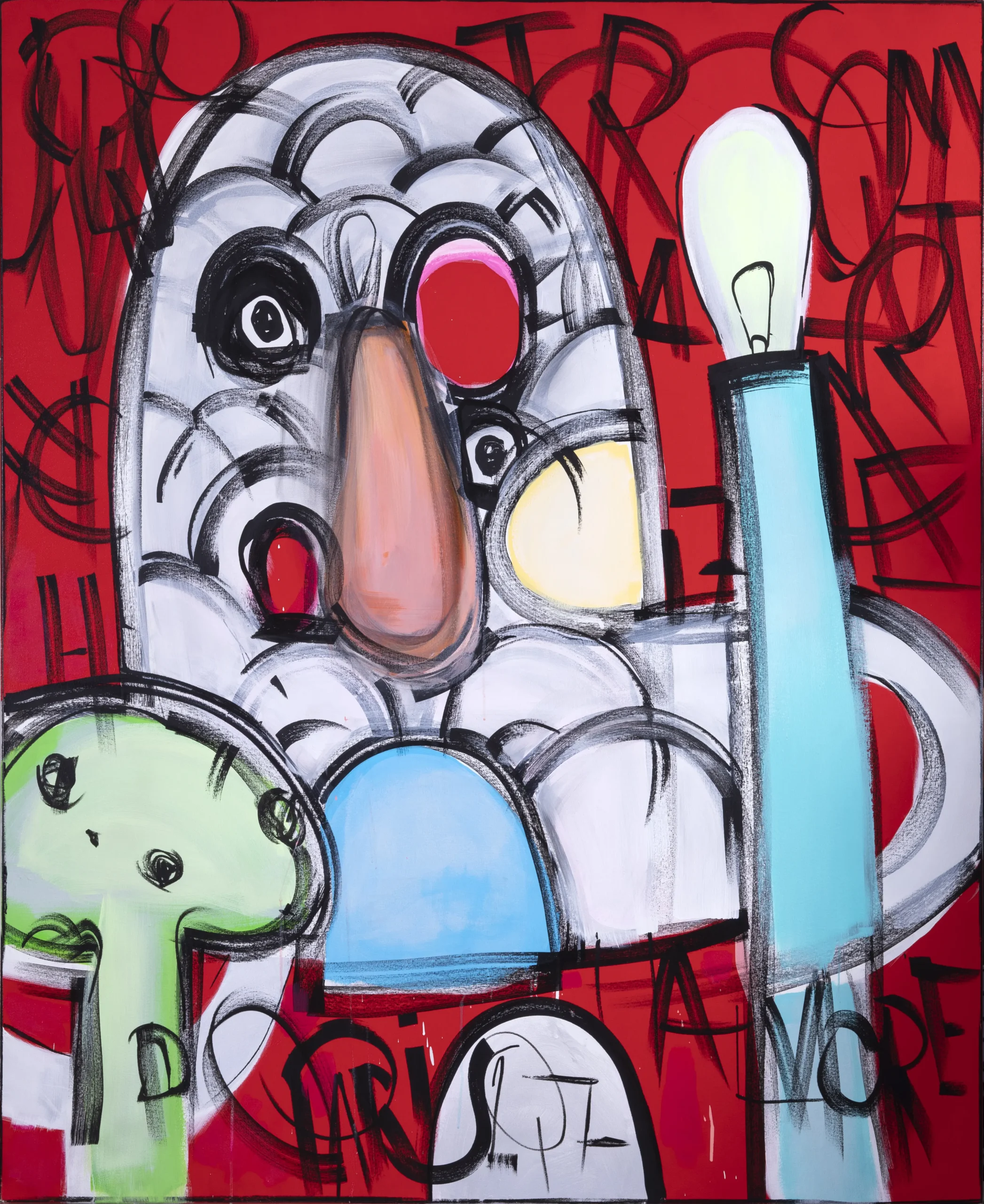 Haluk Akakce Untitled 2017 Acrylic on canvas 182 x 152 cm scaled