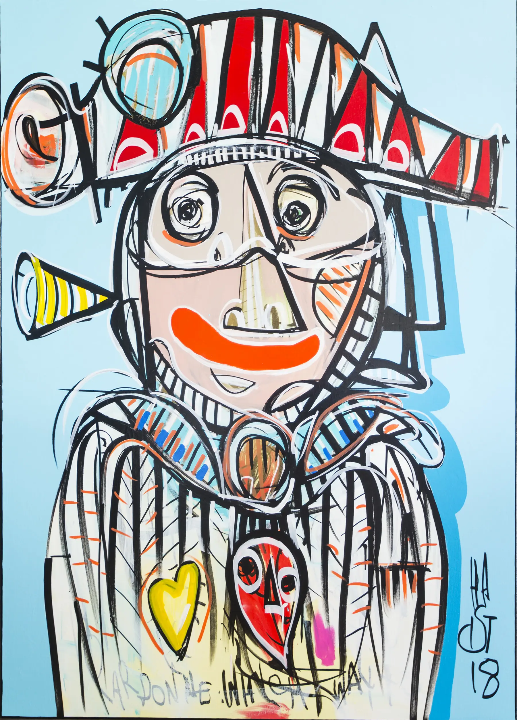 Haluk Akakce Untitled 2018 Acrylic on canvas 140 x 100 cm