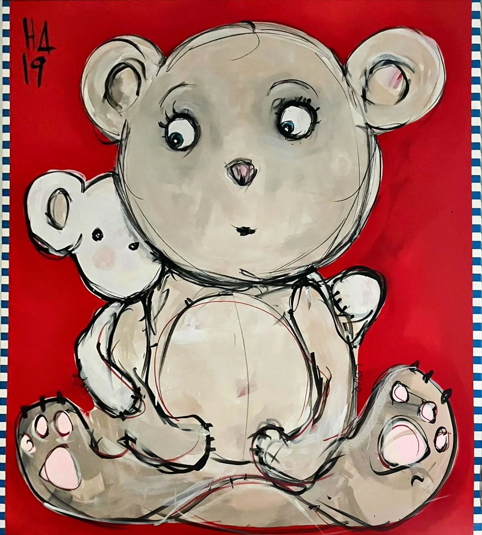 Haluk Akakce Teddy 2019 Acrylic on