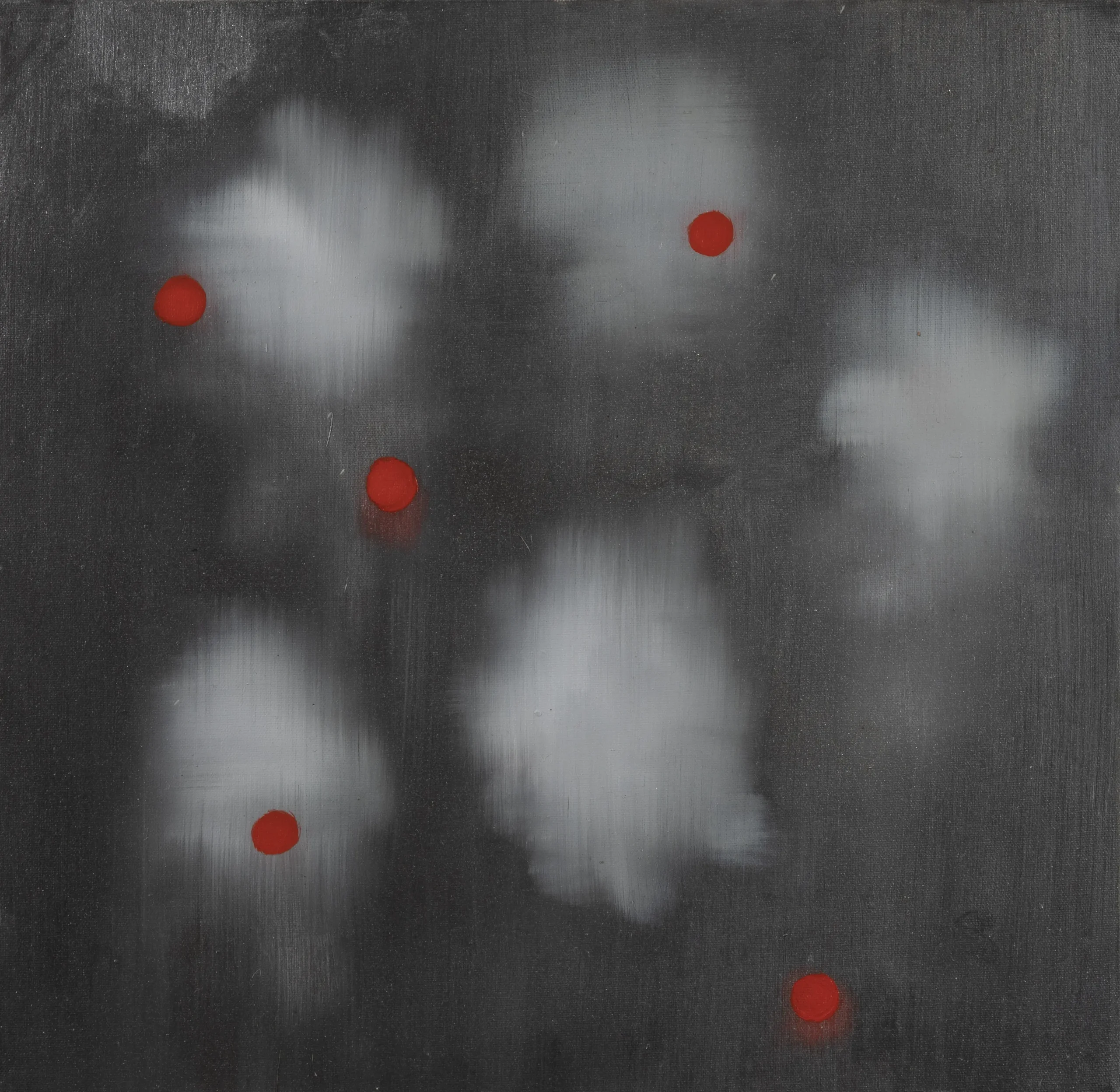 Ross Bleckner Untitled 2020 Oil on canvas 45.7 x 45.7 cm scaled