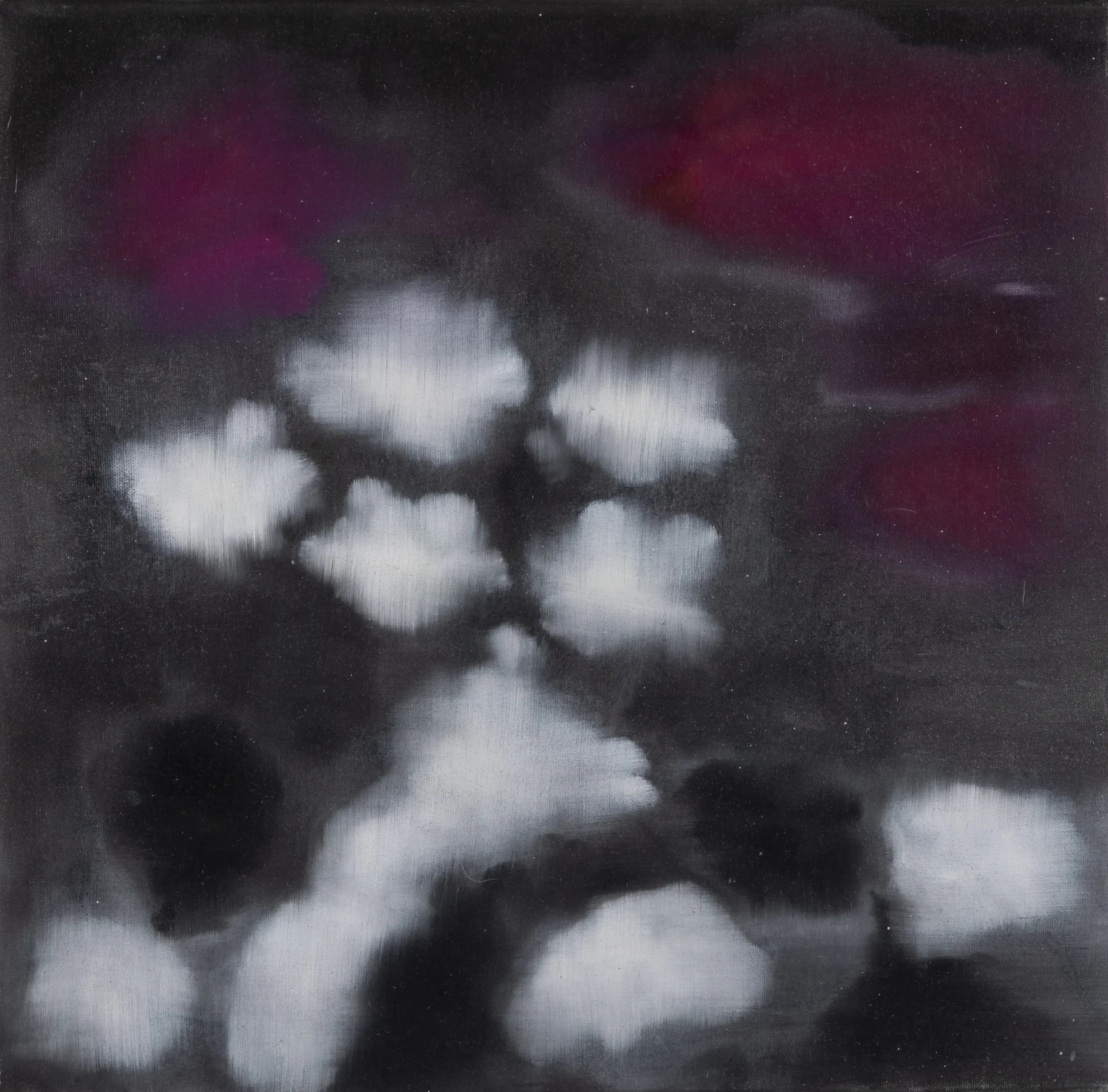 Ross Bleckner Untitled 2020 Oil on canvas 45.7 x 45.7 cm scaled