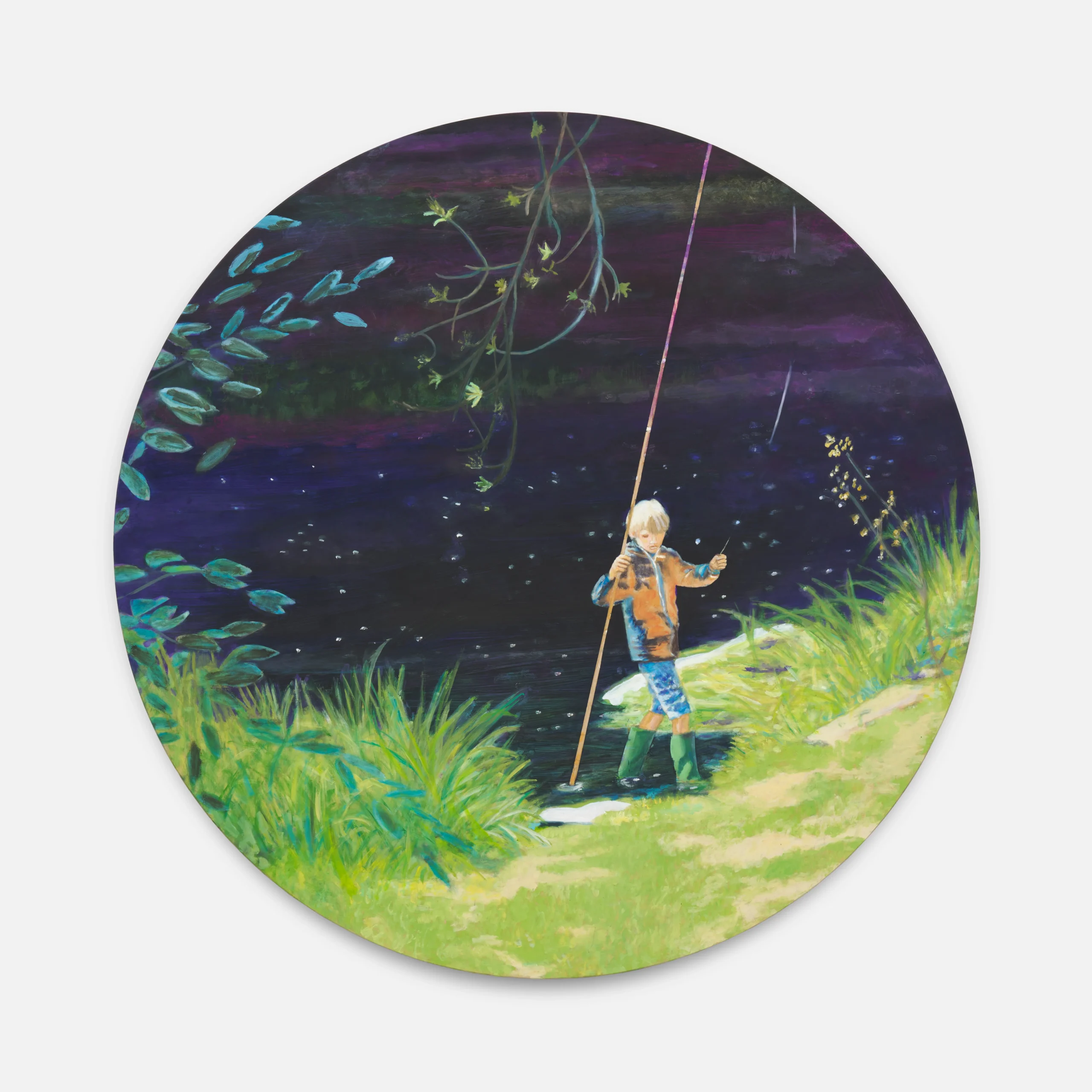 "The Little Angler" was scaled